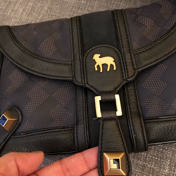 LAMB Clutch Navy Blue - Picture 1 of 6